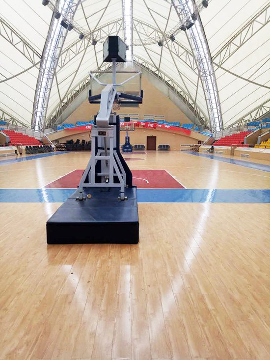 室内运动木地板案例-辽阳甜水学校