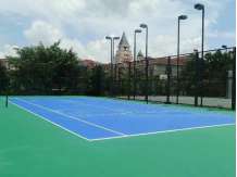 丙烯酸羽毛球场施工案例-长春高新区建材厂室外案例