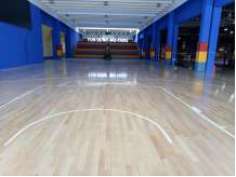 室内运动木地板案例-辽阳甜水学校