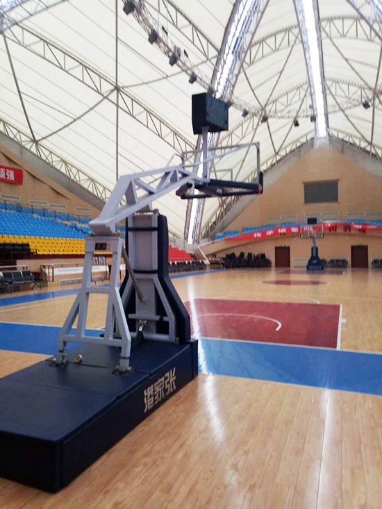 室内运动木地板案例-辽阳甜水学校