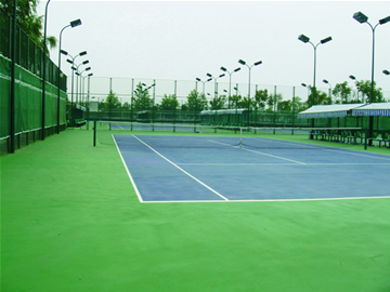 硅PU网球场