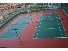 硅PU网球场