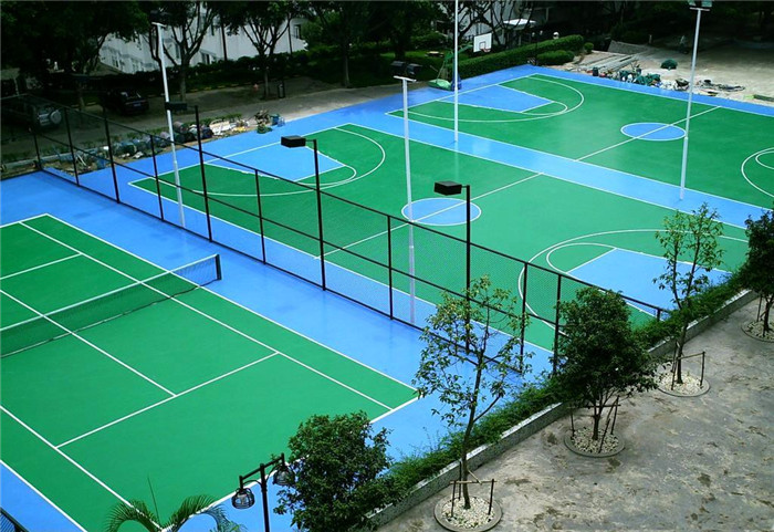 硅PU羽毛球场